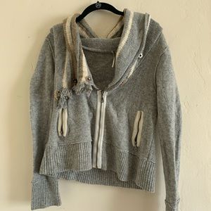 Free People Zip Up Sweater